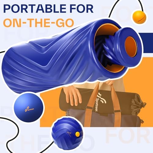 Sportneer 4 in 1 Pilates Foam Roller Muscle Relax Kit