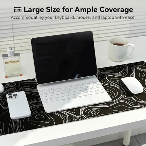 Reniteco Waterproof Large Office & Gaming Mouse Pad, 31.5" x 11.8" x 0.12"