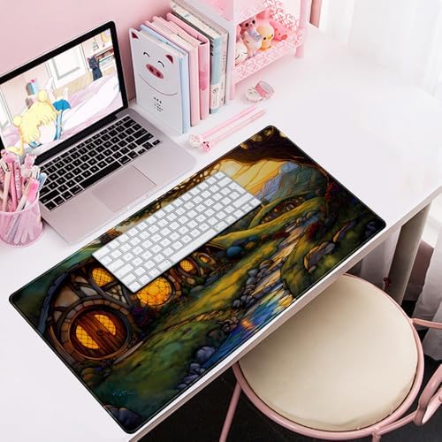 Cute Playmat MTG Game Mat House Anime Mouse Pad Large Desk Mat Gaming Mat