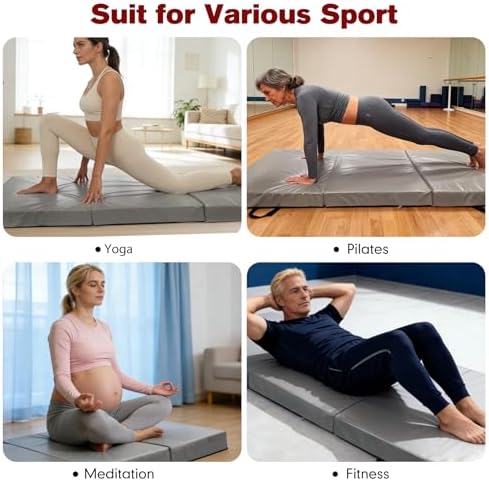 3 Inch Thick Yoga Mat 72 * 32 * 3 inch Extra Thick Exercise Mats Non-Slip Workout Mat for Pilates, Fitness, Gym, Stretching