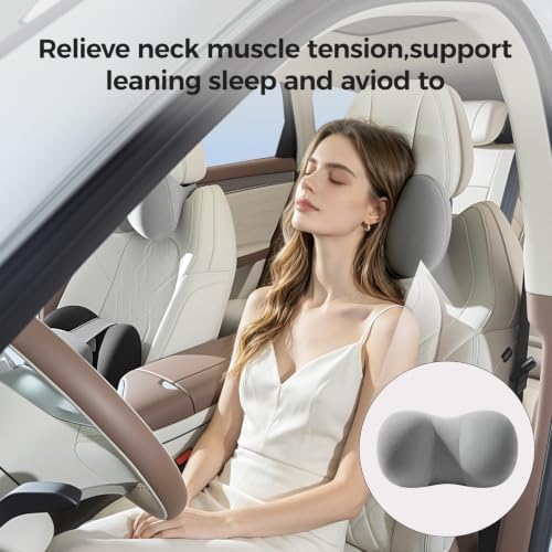 BABUR Car Headrest Pillow, Car Neck Pillow for Pain Relief While Driving