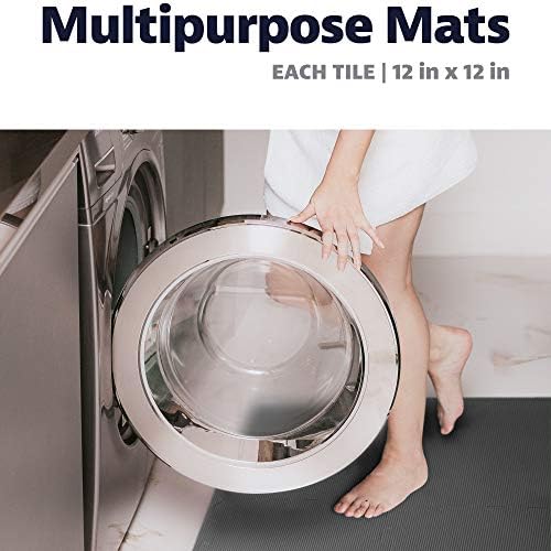 We Sell Mats Interlocking Foam Floor Tiles - 3/8" Thick White 18-Pack