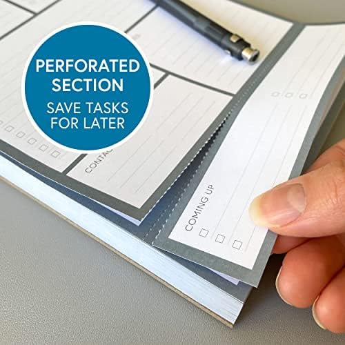 Clear Mind Concepts Daily Planner Desk Pad, Undated To Do List, 100 Sheets