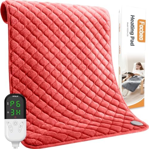 Focbeo King Size Heating Pad for Back 32"x24" Extra Large Heat Pad