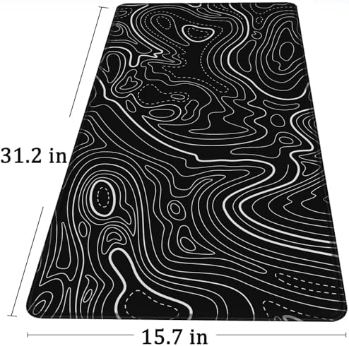 Large Gaming Mouse Pad with Stitched Edges Waterproof 31.5X15.7In