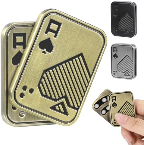 ITOKEY Fidget Toys Adults, Metal Magnetic Fidget Slider, EDC Poker Fidget