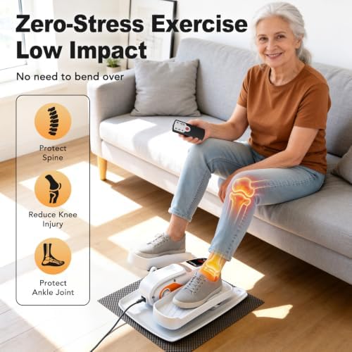 Under Desk Elliptical Exercise Machine Leg Exerciser for Senior