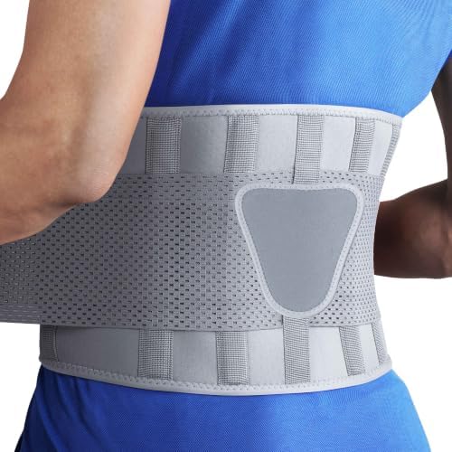 FEATOL Back Brace for Women & Men, Lower Back, Sciatica Pain Relief