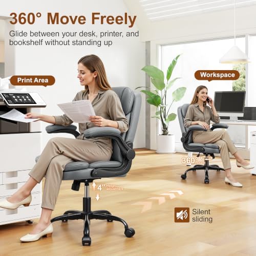Office Desk Chair, Ergonomic Computer Chair with Unique Dual-Layer Support