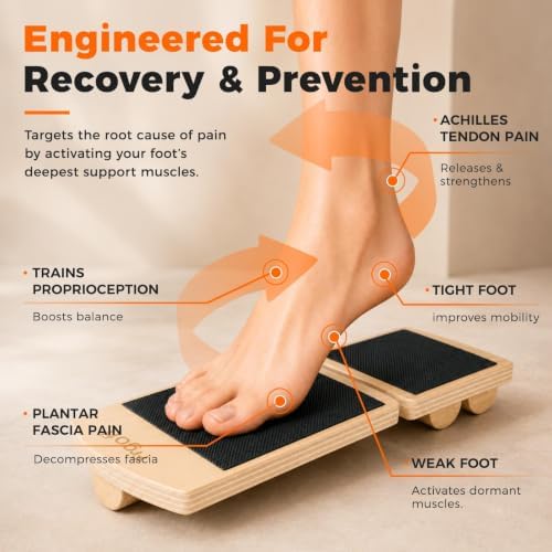 Adjustable Balance Board for Ankle Strengthening & Stability
