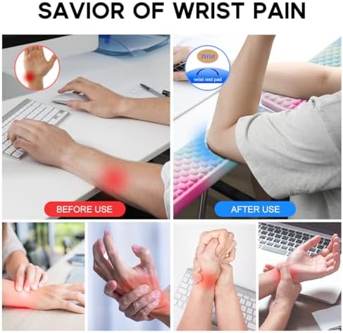 JIKIOU L-Shaped Desk Elbow Pad for Desk,Memory Foam Elbow Support Pad 2Pack
