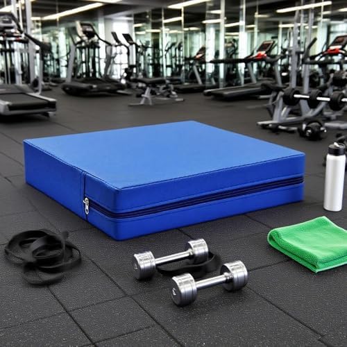 Balance Pad 40x33x13cm (15.7x13x5.1in) PU Leather Exercise Mat for Stretching, Strength Training, Yoga, Gym, Home Workout