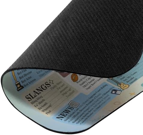 Non-Slip Rectangle Mousepad, WIRESTER Back in 2000 Year Mouse Pad for Home, Office and Gaming Desk