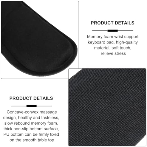 Memory Foam Wrist Rest Non-Slip Keyboard + Mouse Pad Wrist Support