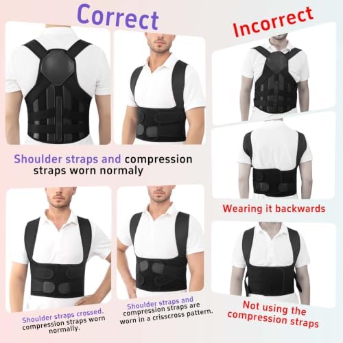 Posture Corrector for Women and Men Back Brace Straightener Pain Relief