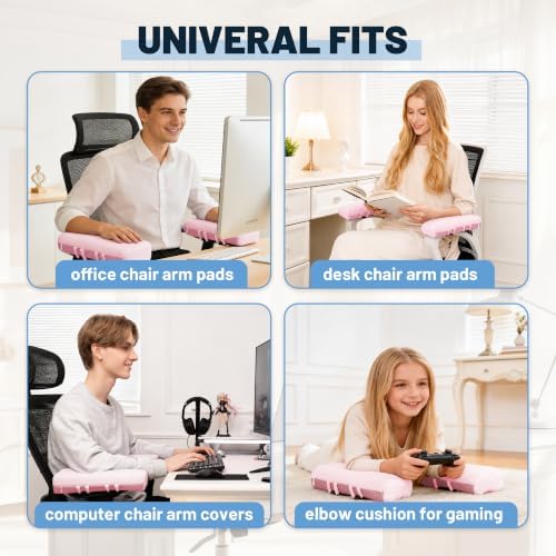 SPRING SEAON Office Chair Arm Covers Pads Premium Desk Chair Elbow Pads