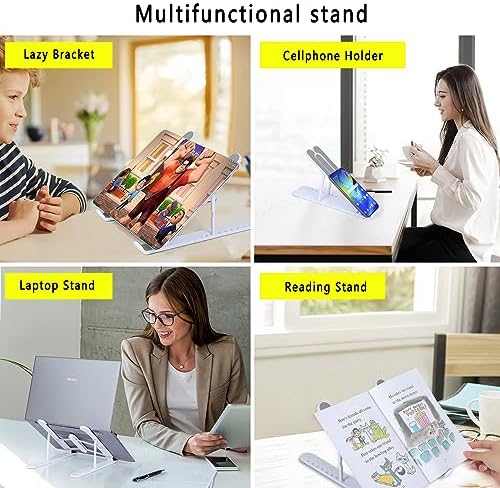 T Legend Laptop Stand for Desk,Very Portable and use Anywhere,Compatible with 9-15 inch Laptops(Plastic Pink)