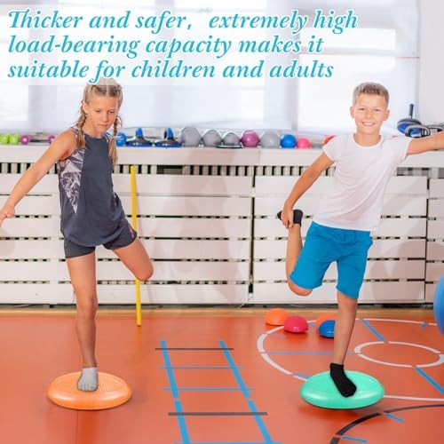 Libima 4 Pcs 13 Inch Glitter Wiggle Seat for Sensory Kids, Light Color