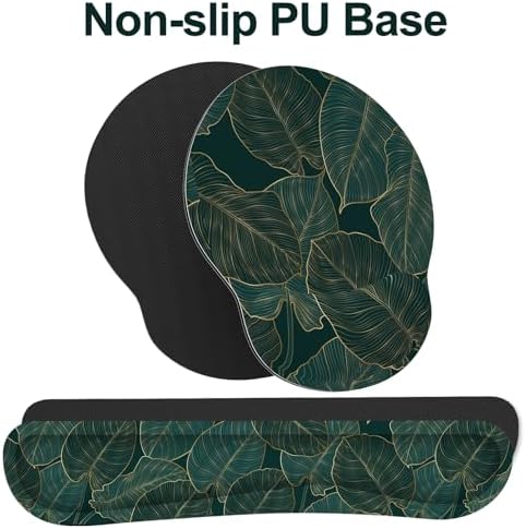 Ergonomic Mouse Pad with Wrist Rest and Keyboard Wrist Rest, Mousepad