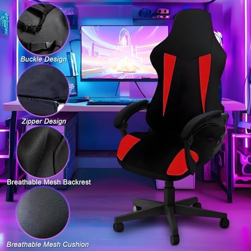 Gaming Chair Covers Only,Stretchable Fit Thick Breathable Mesh