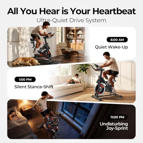 YOSUDA PRO Magnetic Exercise Bike 350 lbs Weight Capacity