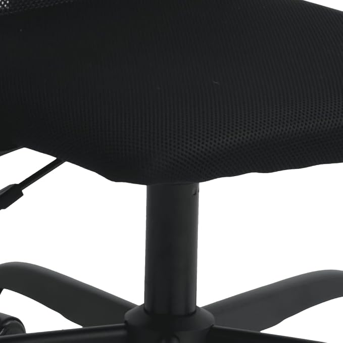 Ergonomic Office Chair with Breathable Mesh Back, Adjustable Height Desk Chair with Swivel Wheels, Comfortable Computer Chair for Home Office, Black