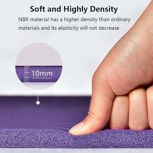 LFS Yoga Mat 72.8" x 31.5" x 2/5 inch Thick With Strap and Bag, Extra Wide