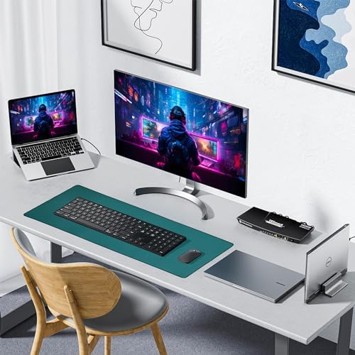 ALOANES Non-Slip Extended Mouse Pad Office&Home Desk Mat Stitched Edge