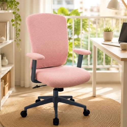 4Pcs Office Chair Cover set Elastic Protective Stretchable Chair Seat Cover