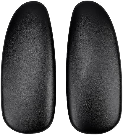 MingYi.office Arm Pads Caps Replacement for Humscale Liberty Office Chair, for Fixed and Height Adjustable Arm, Black Vinyl (1-Pair). (for Fixed Arm.)