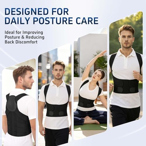 Posture Corrector Back Brace for Women Men Full Back Support Adjustable