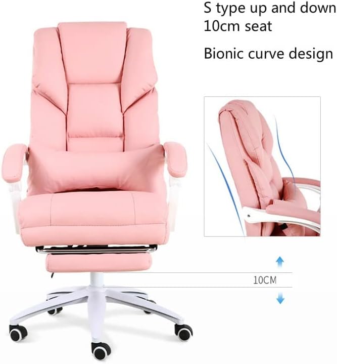 Office Computer Chair Comfortable Gaming Home Reclining Boss Swivel Lifting Silla Gamer Nylon Feet