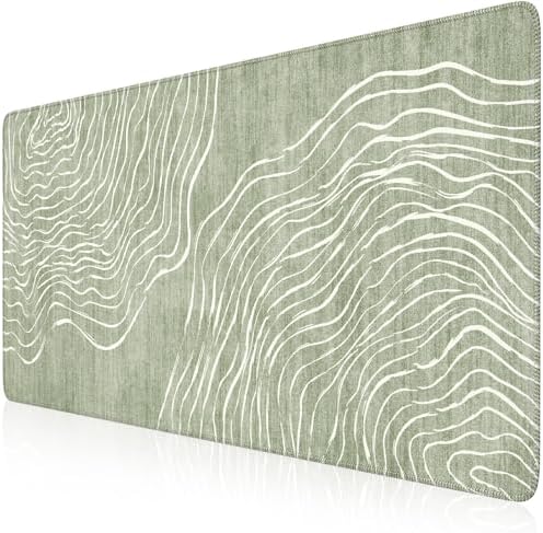 iCasso Desk Cover Mat Green, Extra Large Mouse Pad for Laptop