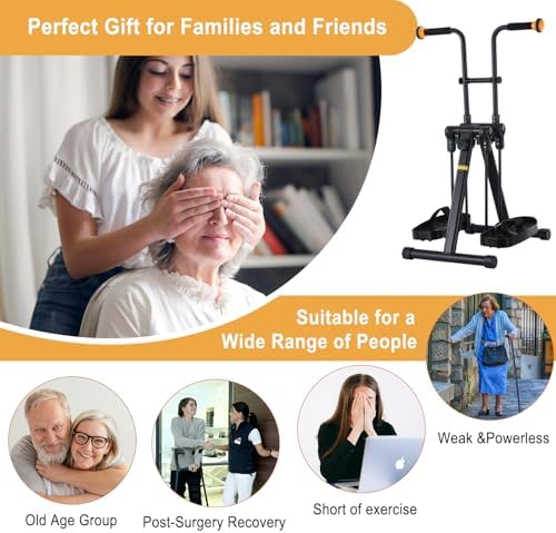 Pedal Exerciser Bike for Seniors, Arm Leg Hand and Knee Elderly Exercise Equipment, Sitting Home Exercise Machine for Total Body, Upper and Lower Limb Trainer