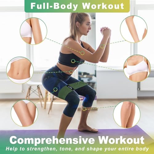 Resistance Bands for Working Out, 3 Levels Fabric Exercise Bands Set