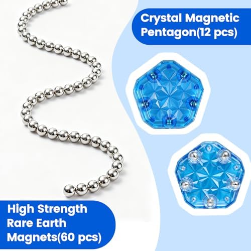 Magnetic Fidget Sphere, Adult Fidget Toy for Focus & Stress Relief