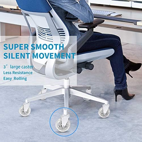LPHY Roller Blade Office Chair Wheels - 3 Inch Desk Chair Casters Set of 5