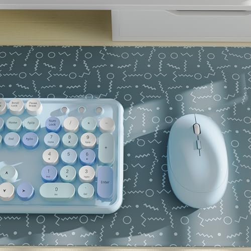 Colorful Wireless Keyboard and Mouse Combo Blue Colorful