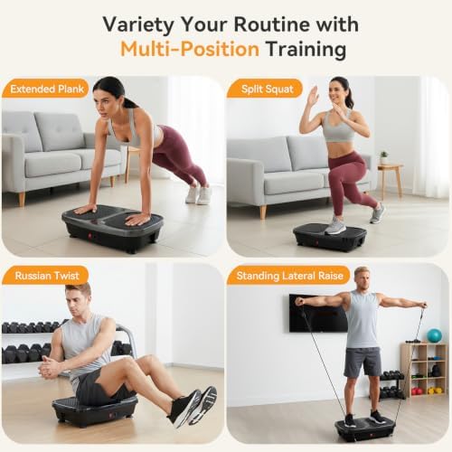 NEWBULIG Vibration Plate Exercise Machine Body Shaker for Home Office