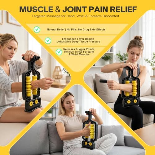 Adjustable Forearm & Wrist Massager Roller