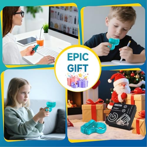Fidget Slider Toys Adults Plastic Magnetic Slider Spinner Chain Ring Cool Gadget Roller Office Desk Toy 5 in 1 Stress Relief Sensory Item for Autism ADHD Anxiety Stocking Stuffers