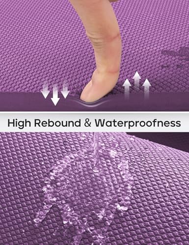 Heathyoga Yoga Knee Pads Cushion Non-Slip Yoga Mat Thick Yoga Accessories for Women Workout Pilates Kneeling Pads for Working out Exercise 26"x10"x0.5"