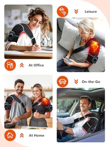 Red Light Therapy for Shoulder with Heat & Massage
