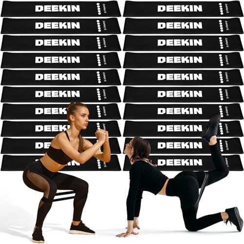 Deekin 20 Pcs Resistance Bands Loop Exercise Bands