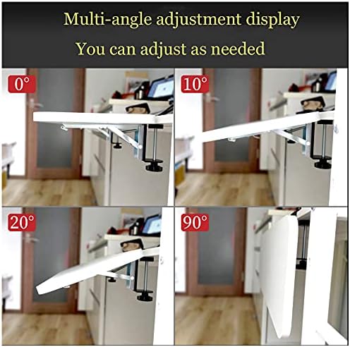 Y&J Beige/Black/White/Red Ergonomic Desk Extension Tray Clamp, Armrest Shelf Stand, Large Capacity Keyboard Tray, Posture Improvement, Punch Free Install