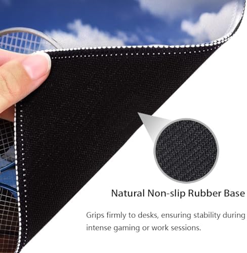 Sports Mouse Pad, Soccer Darts Ice Hockey Baseball Basketball Desk Mat