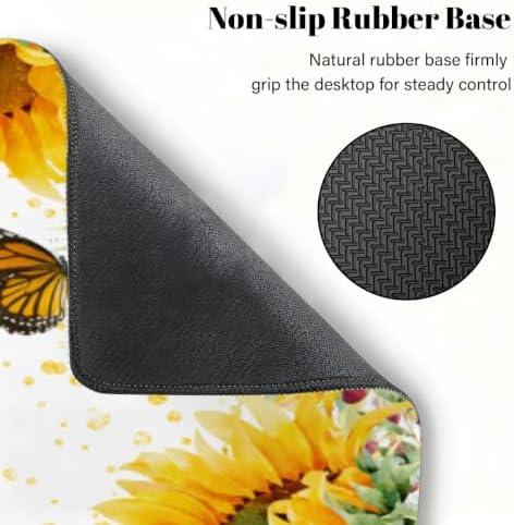 Sunflower Large Mouse Pad Non-Slip Rubber Long Gaming Desk Mat