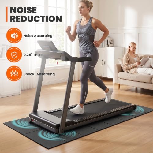 Stepwaver Walking Pad Mat, 71"x32", Treadmill Mat for Hardwood Floors