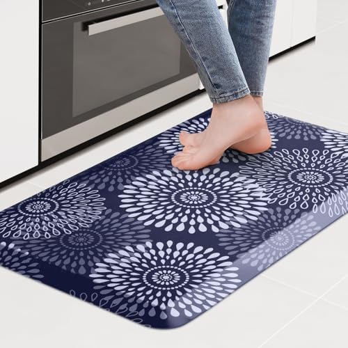 Kitchen Mat Water-Resistant Kitchen Rugs Cushioned Anti-Fatigue Floor Mat