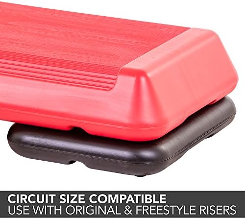 The Step Original Circuit Size Aerobic Risers – Black